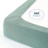 2 Pack, 100% 52" 28" GRSSDER Soft Muslin Crib Sheet Cotton Crib Sheets for Boys and Girls, Fit Standard Crib Mattresses