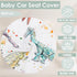 ZJMCAJY 3 1) Baby Car Seat Cover, Infant Carrier Canopy for Boys Girls with Two Way Zipper Windproof Modes with Extra
