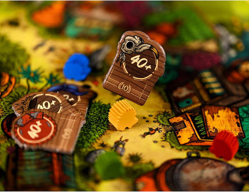Bombyx Garden Nation - War and Building Board Game, Ages 10+, 2-4 Players, 60 Minutes