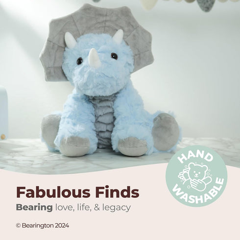 Tracer the Triceratops Plush Dinosaur Toy for Kids