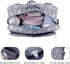 Fupi Fudax Diaper Caddy Tote Bag, Orderly Storage Portable Convenient Large Capacity Stroller Side Storage Bag