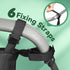 2 GT2 Guiseapue Double Stroller Organizer with Insulated Cup Holders: Parent Console Double Jogging Stroller