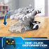 FDJ Remote Control Car, Transforming Car Robot with Flashing Light, 1:18 Scale, 360 Degree Drifting