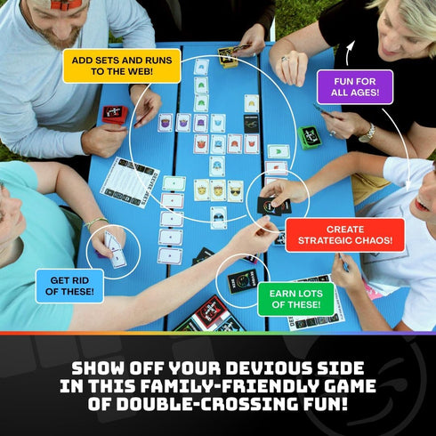 8+ 1015 25 Dont Cross Me! Fast, Easy-to-Learn Family Card Game for Ages | Laugh, Block & Outsmart Each Other in Minute