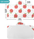 Takiito Cute Apples Hooded Baby Towel for Newborn Infant, Soft & Absorbent Bath Towel Essentials, Machine Washable
