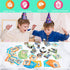 Wooden Match Puzzle Game Popular Board Games for Family Night, Pattern Matching Puzzle Game, Block Match Puzzles