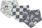 Mebie Baby Muslin Cotton Bib, 3 pack, Baby Bib Set for Burp,