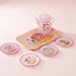 Set 47PCS Sets 3-5 Lajeje Pink Barn Tea Party for Little Girls, Farm Animal Pretend Play Tea Time Kit, Tea for Toddlers