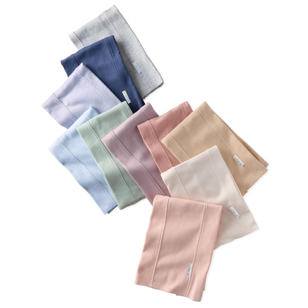 Butterblu Bailey 10-Pack Burp Cloths 100% Organic Cotton Knit for Newborn &