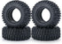 RC-Hub 4PCS 1.0" Crawler Tires, Micro Rubber Tires for 1/24 Axial SCX24 90081 AXI00001 AXI00002 AXI00005 AXI00006