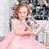 12 6-Piece Packaged Baby Doll Classic Checkered Dress & Accessories Gift Box Soft Realistic Lifelike Baby Dolls