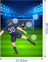 ELECLAND Pin The Soccer Game for Kids - Pin The Soccer on The Goal with Stickers, Football Party Games for Classroom