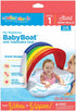 SwimSchool 6-18 Rainbow Babys First Pool Float - Months - Novelty Baby Boat with Adjustable Seat - Rainbow