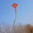 Besra Large Cobra Snake Kite, 52ft Colorful Rattlesnake Kite with Long Tails for Outdoor Fun
