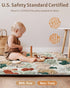 71x59 Inch Blissful Diary Baby Play Mats for Floor, Thicker Foam Playmats for Babies and Toddlers, Soft Cushioning Baby