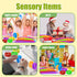 Autism,12PCS Fidget Sensory Toys for Sensory Items Autism Bracelet for Kids Audlts,Fidget Bracelet Anxiety Relief Items