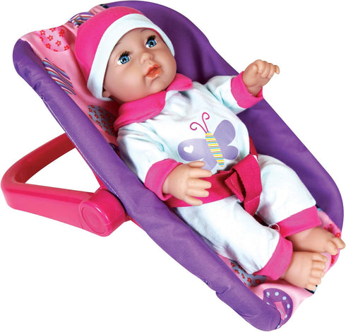 Lissi 11" Baby Doll in Car Seat with Bag