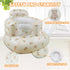 3-36 AGITVPS Upgrade Inflatable Baby Seat with Tray for Babies Months, Built in Air Pump Bumbo Seat with Tray, Baby