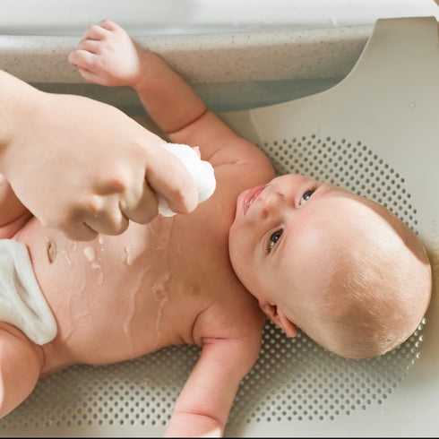 3 25 The First Years First Suds Newborn to Toddler Tub Stage Baby Bathtub with Soft, Non-Slip Infant Sling Birth