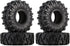 INJORA 1.0 Kraken Claw Crawler Mud Terrain Tires, 4PCS for SCX24 Bronco Gladiator C10 JLU Deadbolt B17 Axial 1/24 1/18