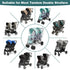 Double Stroller Rain Cover, Waterproof Weather Shield for Tandem Double Stroller, Twins Stroller Cover