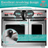 Sefream 2 Pack Oven Lock Child Safety - Premium Baby Proofing Oven Door Locks, Easy to Install & Use Durable