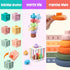 6 1 6 12 Plunack in Baby Toys to Months, Montessori Toy Infant Teething Babies Toy Stacking Blocks Rings Pull String