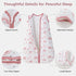 18-24 2.5 2-Way Baby Sleep Sack Months, TOG Cotton Winter Baby Wearable Blanket with Zipper, Warm Soft Sleeping Bag