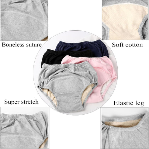 MKKBOB Panties for Incontinence Diapers for Women Heavy Absorbency,Cotton Comfort Care Incontinence Panties Leakproof