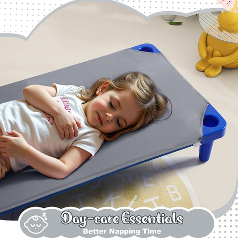 2 Pack 23" 51" Horbaunal Grey Cot Sheets for Daycare/Pre-School Standard Size, x Cot Fitted Sheets, Microfiber Fitted