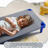 2 Pack 23" 51" Horbaunal Grey Cot Sheets for Daycare/Pre-School Standard Size, x Cot Fitted Sheets, Microfiber Fitted