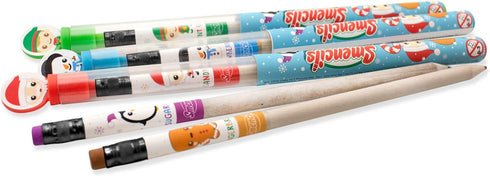 Holiday Smencils HB #2 Gourmet Scented Fun Pencils, 5 Count - Gifts for Kids