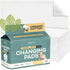 Organic Cotton Disposable Changing Pad Liners | Large 18x24 Hypoallergenic Ultra Absorbent
