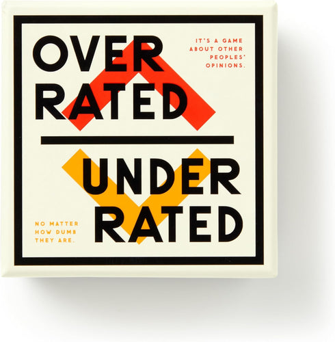 Brass Monkey Underrated Overrated - Social Party Game with 300+ Game Card Prompts for Debating Everything