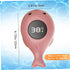 Vistnale 0-90C 4.7x2 Inch 1 Baby Bath Thermometer, Waterproof Digital Water Thermometer with LED Touch Screen, Temp
