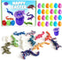 IRRONN 24Pcs Easter Eggs with 3D Printed Dragons Inside,Articulated 3D Printed Dragon for
