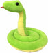 Ice King Bear Plush Toy - Lifelike Green Snake Stuffed Animal (Standing)
