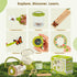 Set 3-12 Wooden Bug Catcher Kit for Kids, Bug Catching & Insect Explorer with Butterfly Net, Magnifying Glass, Bug