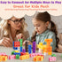 QUYSK 300 Counting Pcs Linking Cubes for Math with Storage Boxes, Kids Blocks for Math STEM Connecting Cubes Math