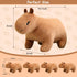 SQEQE Capybara Mommy Plush with 4 Cute Babies, Super Soft Capybara Stuffed Animals for Gift