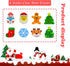 300 Pieces Christmas Mini Erasers Assortment for Kids Pencil Erasers Bulk Party Favor Gift