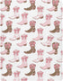 Sheet,52x28IN Pfrewn Crib Sheets for Boys Girls Cowgirl Boot Pink Fitted Crib Sheet Fits Standard Crib Mattress Pads