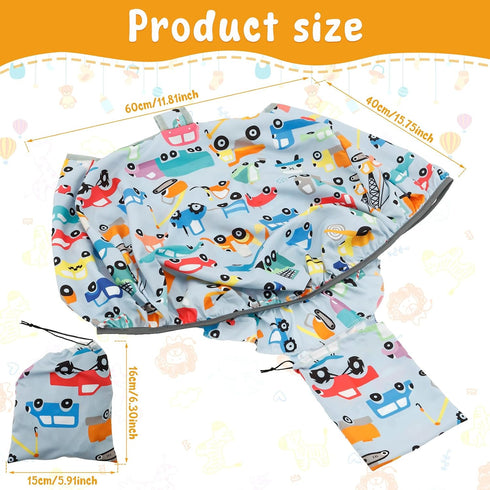 blackonvlm Shopping Cart Cover for Baby, Farmers Market Veggies Polyester Cloth Cart Cover, Cartoon Style, Fold'n Roll