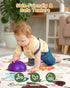 50" 50" TINYHARBO Premium Foam Baby Play Mat x Removable & Machine Washable Cover, Extra Thick Padding Playpen Mat