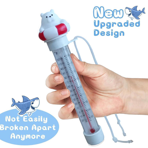 Generic Summer Temperature Gauge for Pool,Portable Easy Read Floating Toy - Spa Temperature Meter for Hot Tub