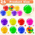 24 Pack Prefilled Surprise Eggs with Fidget Stress Balls, Sensory Toys for Kids, Classroom Prizes, Party Favors