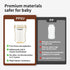 6+ 10oz/300mL Thyseed PPSU Weighted Straw Cup with Handles Toddlers Transition Bottles to Sippy Cups No Spill Learner