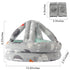 Baby Safety Helmet for Infant Toddler, Breathable & Adjustable Head Cushion Bumper Bonnet (Grey Forest)