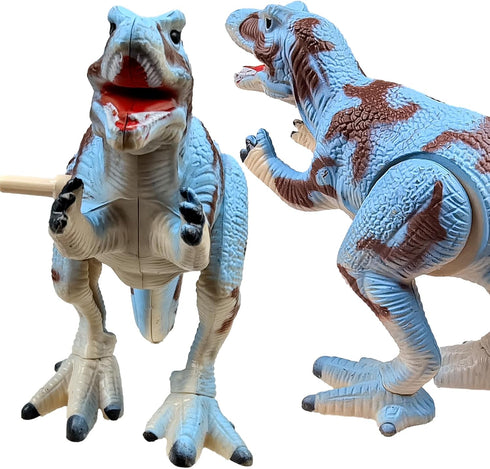 SAURAWAN 1-3 3-5 5-7, Allosaurus Wind Up Dinosaur Toys for Kids Realistic Dino Easter Wind Up Toy, Novelty Jumping