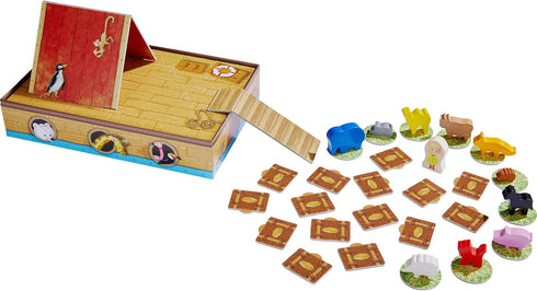 HABA Critter Cruise Cooperative Noah's Ark Memory Game (Made in Germany)